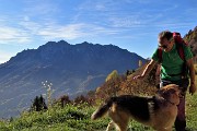 Autunnale in CIMA MENNA (2300 m) da Zorzone ad anello con discesa dal Chignol d’Arale il 25 ott. 2018- FOTOGALLERY